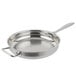 Vollrath 47753 Intrigue 12 1/2" Stainless Steel Fry Pan with Aluminum-Clad Bottom Main Thumbnail 2
