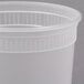 Newspring DELItainer 32 oz. Translucent Round Deli Container - 24/Pack Main Thumbnail 5