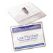 Avery® 74541 4" x 3" White Horizontal Laser / Ink Jet Name Badge and Top-Loading Clip Holders - 100/Box Main Thumbnail 2