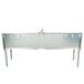 Eagle Group B6C-18 3 Bowl Bar Sink With Two 19" Drainboards and Splash Mount Faucet 72" Long Main Thumbnail 5
