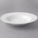 A white Reserve by Libbey porcelain pasta bowl.
