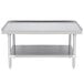 Advance Tabco ES-244 24" x 48" Stainless Steel Equipment Stand with Stainless Steel Undershelf Main Thumbnail 1