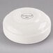 A Libbey ivory porcelain multi-purpose dish with a lid on top.