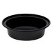 Pactiv Newspring NC718B 16 oz. Black 6" VERSAtainer Round Microwavable Container with Lid - 150/Case Main Thumbnail 6