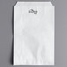 Duro 6" x 9" White Merchandise Bag - 1000/Bundle Main Thumbnail 2