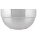 Vollrath 46667 3.4 Qt. Double Wall Stainless Steel Round Satin-Finished Serving Bowl Main Thumbnail 3