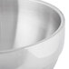 Vollrath 46667 3.4 Qt. Double Wall Stainless Steel Round Satin-Finished Serving Bowl Main Thumbnail 6