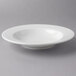 A white Reserve by Libbey porcelain soup bowl.
