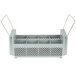 Cambro 8FB434151 Soft Gray 8 Compartment Half Size Camrack Flatware Basket with Handles Main Thumbnail 3