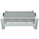 Cambro 8FB434151 Soft Gray 8 Compartment Half Size Camrack Flatware Basket with Handles Main Thumbnail 4