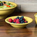 Fiesta® Dinnerware from Steelite International HL472320 Sunflower 11 oz. Stacking China Cereal Bowl - 12/Case Main Thumbnail 1