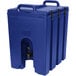 Cambro 1000LCD186 Camtainers® 11.75 Gallon Navy Blue Insulated Beverage Dispenser Main Thumbnail 2