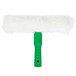 A green and white Unger Visa Versa window squeegee with a green handle.