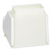 A white plastic box with a lid on top.