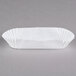Hoffmaster 4 1/2" White Waxed Fluted Small Eclair Baking Case - 10000/Case Main Thumbnail 2