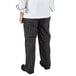 Mercer Culinary Millennia® M60030 Black Unisex Chalk Stripe Cook Pants Main Thumbnail 2