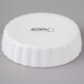 Acopa 8 oz. Round Bright White Fluted Porcelain Souffle / Creme Brulee Dish - 36/Case Main Thumbnail 4