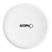 A white round disc with fluted edges and the words "Acopa" in black text.