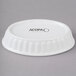 Acopa 5 oz. Oval Bright White Fluted Porcelain Souffle / Creme Brulee Dish - 36/Case Main Thumbnail 4