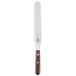 Victorinox 5.2600.25 10" Blade Straight Baking / Icing Spatula with Rosewood Handle Main Thumbnail 2