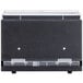 A black rectangular Vollrath Straw Boss dispenser with a clear plastic cover.