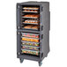 Cambro PCUPC615 Pro Cart Ultra® Charcoal Gray Tall Profile Electric Passive Top / Cold Bottom Food Holding Cabinet in Fahrenheit - 110V Main Thumbnail 5