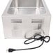 Avantco 12" x 20" Full Size Electric Countertop Food Warmer / Soup Station with 2 Insets, 2 Lids, and 2 Ladles - 120V, 1200W Main Thumbnail 4