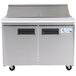 Avantco APT-48-HC 48" 2 Door Refrigerated Sandwich Prep Table Main Thumbnail 1
