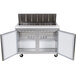 Avantco APT-48-HC 48" 2 Door Refrigerated Sandwich Prep Table Main Thumbnail 4