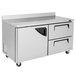 Turbo Air TWR-60SD-D2-N Super Deluxe 60" Worktop Refrigerator with One Door and Two Drawers Main Thumbnail 2