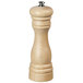 A Fletchers' Mill maple wooden pepper mill with a metal top.