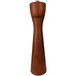 A Fletchers' Mill walnut stain Tronco pepper mill with a wooden handle.