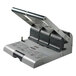 Swingline 74650 160 Sheet Putty and Gray Antimicrobial Protected Adjustable 2-3 Hole Punch - 9/32" Holes Main Thumbnail 1