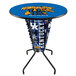 A Holland Bar Stool University of Kentucky pub table with a logo on it.