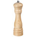 A Fletchers' Mill Federal maple wooden pepper mill with a metal top.