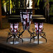 A Holland Bar Table with Texas A&M Logo and LED Lights with Texas A&M Logo Stools.