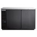 Beverage-Air BB58HC-1-B 59" Black Counter Height Solid Door Back Bar Refrigerator Main Thumbnail 6