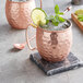Acopa Alchemy 16 oz. Hammered Copper Moscow Mule Mug - 12/Pack Main Thumbnail 1