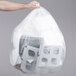 56 Gallon 16 Micron 43" x 48" Lavex Janitorial High Density Can Liner / Trash Bag - 200/Case Main Thumbnail 1