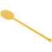 A yellow plastic WNA Comet stirrer with a long handle.