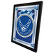 A framed blue and silver United States Air Force logo on a white background.