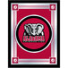 A white framed mirror with the University of Alabama Crimson Tide logo.