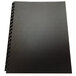 Swingline GBC 25818 100% Recycled 11" x 8 1/2" Black Unpunched Binding System Cover - 25/Pack Main Thumbnail 1