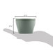 Cambro MDSHB5447 Harbor Collection Meadow 5 oz. Insulated Plastic Bowl - 48/Case Main Thumbnail 8