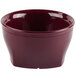 Cambro MDSHB9487 Harbor Collection Cranberry 9 oz. Insulated Plastic Bowl - 48/Case Main Thumbnail 3