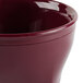 Cambro MDSHB9487 Harbor Collection Cranberry 9 oz. Insulated Plastic Bowl - 48/Case Main Thumbnail 7