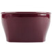 Cambro MDSHB9487 Harbor Collection Cranberry 9 oz. Insulated Plastic Bowl - 48/Case Main Thumbnail 4