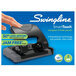 Swingline 74135 20 Sheet SmartTouch Black and Gray 2 Hole Punch - 9/32" Holes Main Thumbnail 5