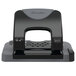 Swingline 74135 20 Sheet SmartTouch Black and Gray 2 Hole Punch - 9/32" Holes Main Thumbnail 1