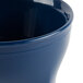 Cambro MDSHB9497 Harbor Collection Navy Blue 9 oz. Insulated Plastic Bowl - 48/Case Main Thumbnail 7